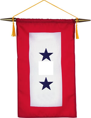 Blue Star Service Banner - Two Stars