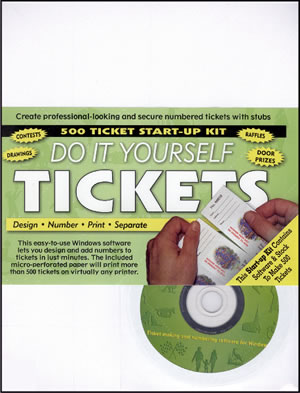 Do-It-Yourself Raffle Tickets - Starter Kit