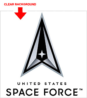 Space Force Window Decal