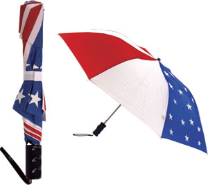 Old Glory Compact Automatic Umbrella