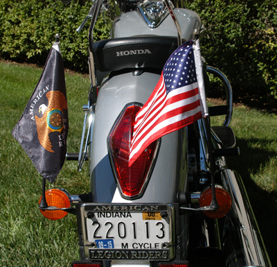 Legion Riders/U.S. Motorcycle Flags Kit