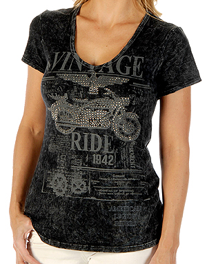 Lady Riders Vintage Ride T-shirt