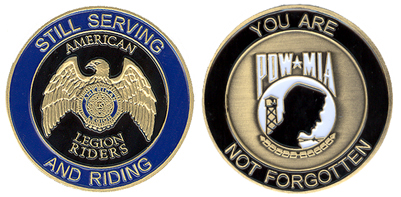 Legion Riders POW- MIA Coin