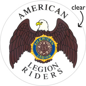 Legion Riders Clear Decal