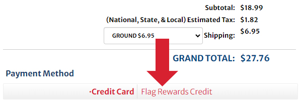 Flag Rewards Credit - American Legion Flag & Emblem