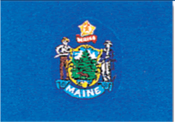 Maine Outdoor Flag