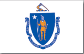 Massachusetts Outdoor Flag