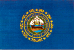 New Hampshire Outdoor Flag