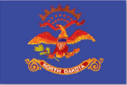 North Dakota Outdoor Flag