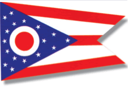 Ohio Outdoor Flag