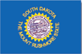 South Dakota Outdoor Flag